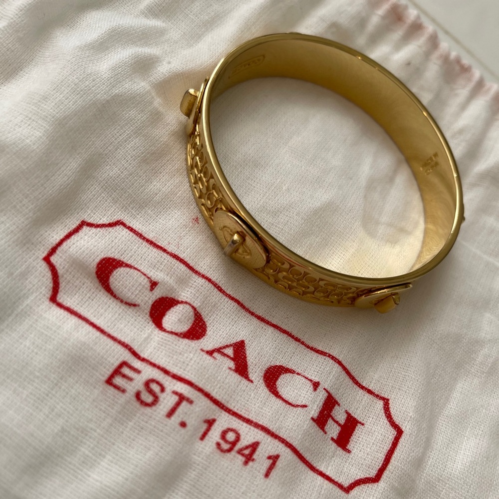 Coach Gold bangle